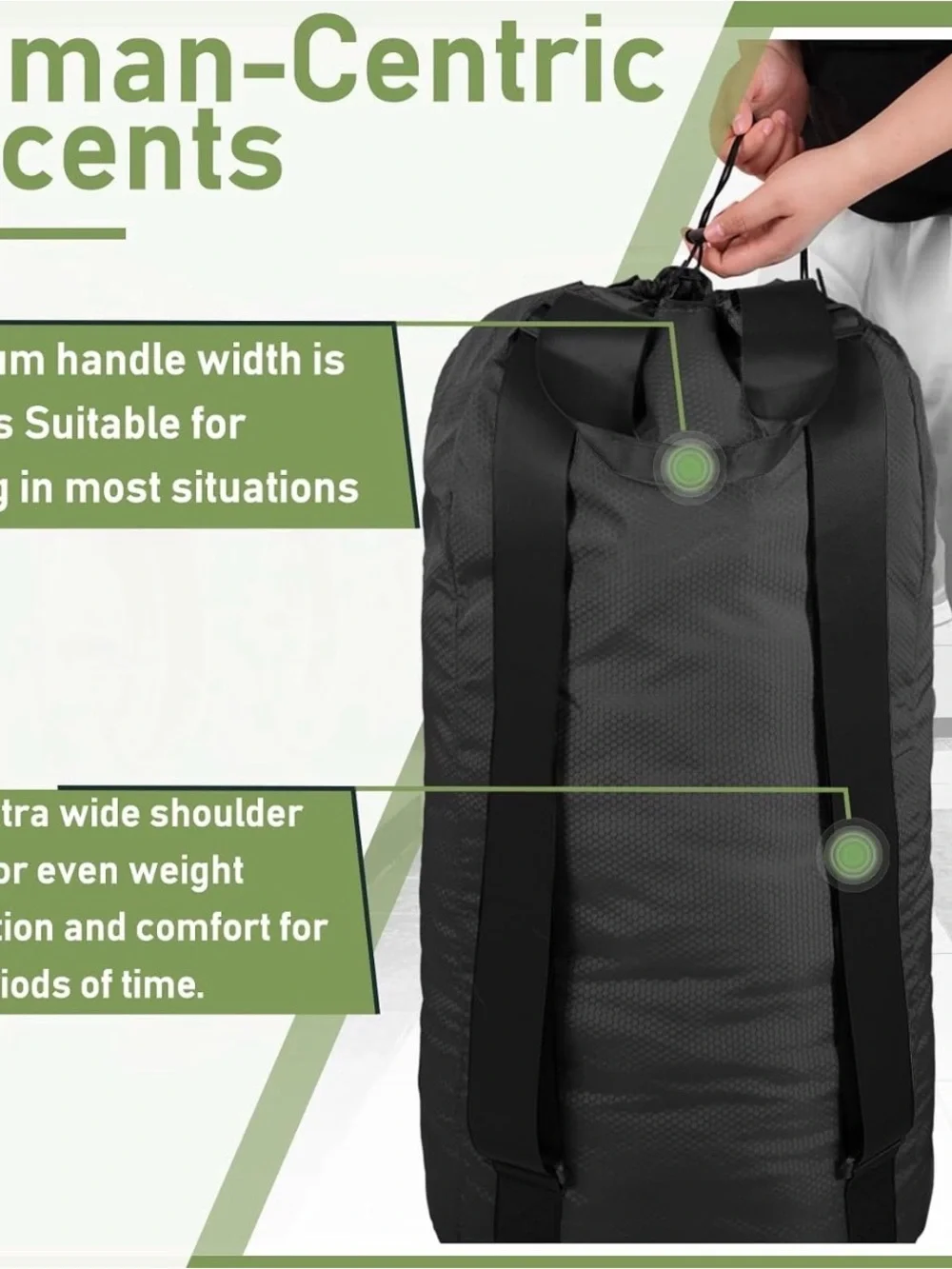 Brand New, Laundry Bag Backpack, Large Travel Laundry Bags with Shoulder Straps